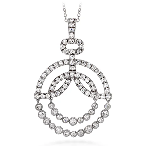 Hearts On Fire Copley Diamond Circle Pendant Necklace