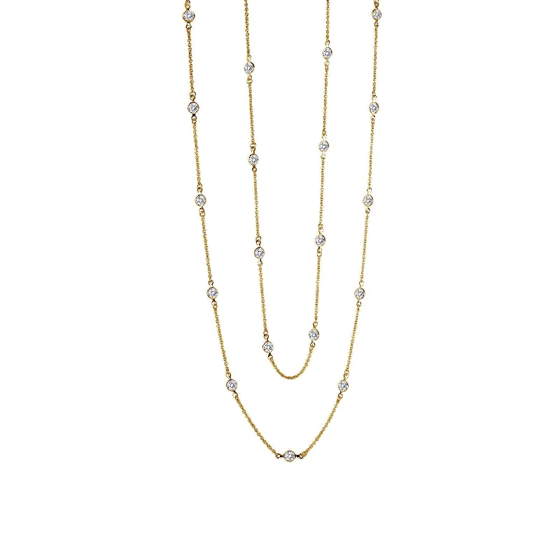 Lafonn Simulated Diamond Classic Station Necklace N0016CLG