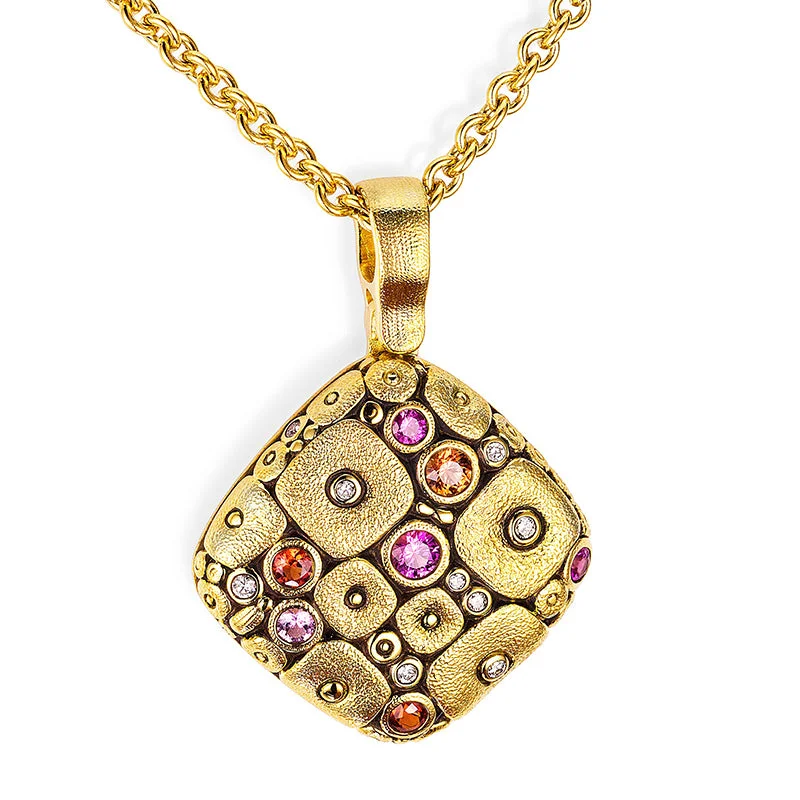 Alex Sepkus Soft Mosaic Pendant Necklace - M-46SO