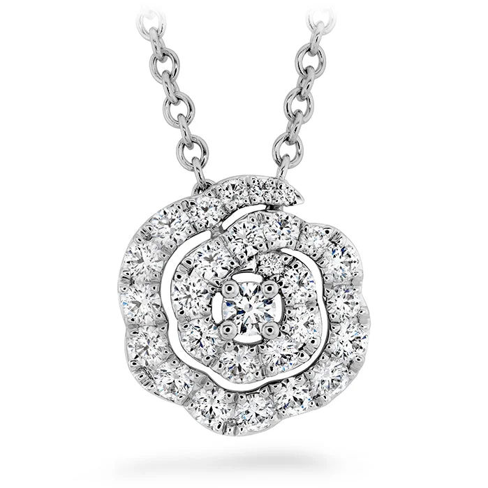 Hearts On Fire Lorelei Diamond Floral Pendant Small Necklace