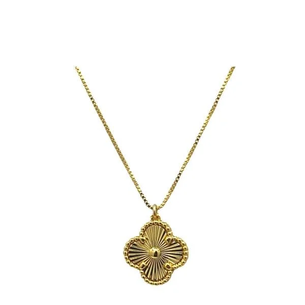 Gold Fill Clover Necklace (NGCH4CLVG)