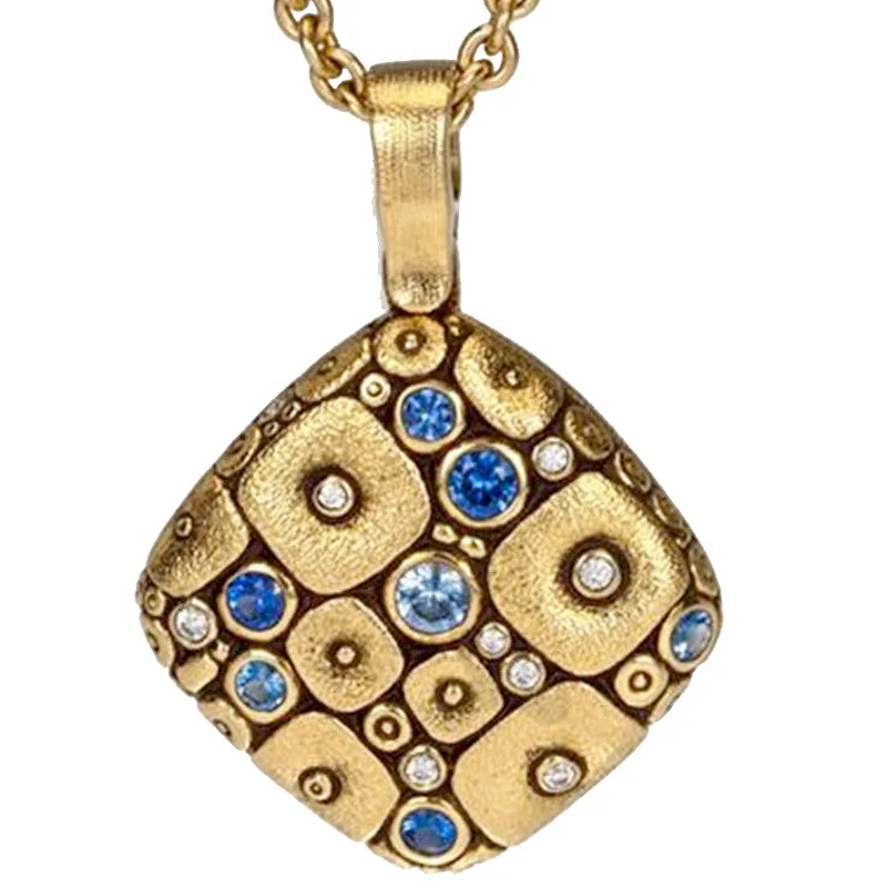 Alex Sepkus Soft Mosaic Pendant Necklace - M-46SB