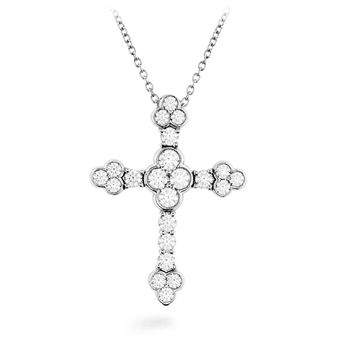 Hearts On Fire Effervescence Cross Diamond Necklace