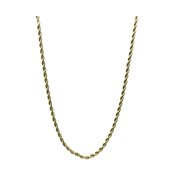 Rope Chain: 18kt Gold Fill: Available in 16", 18" and 24" (NCG400/__)