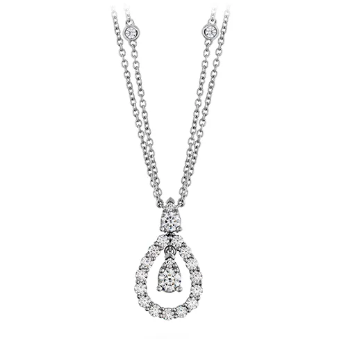 Hearts On Fire Aerial Diamond Drop Pendant Necklace